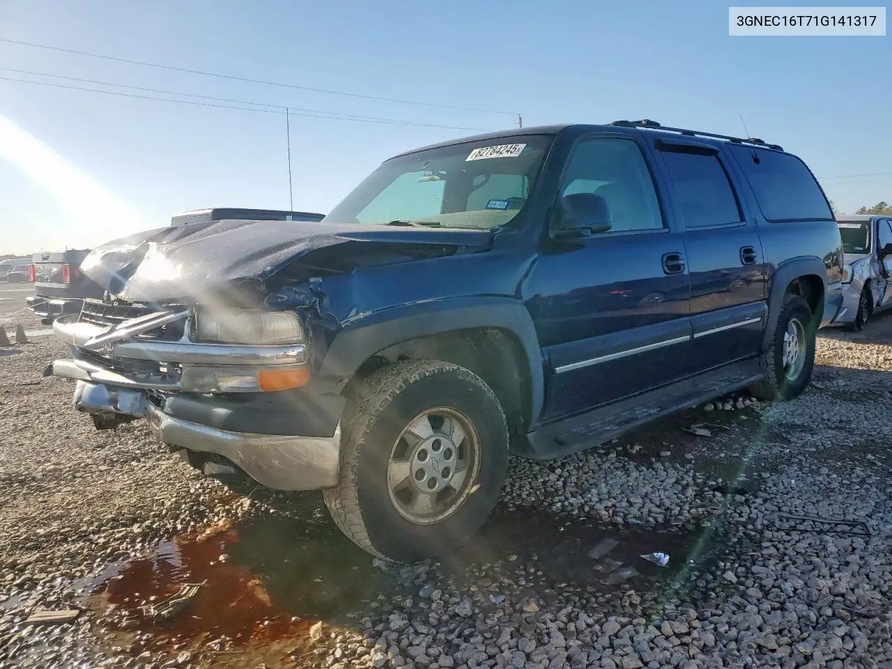 3GNEC16T71G141317 2001 Chevrolet Suburban C1500