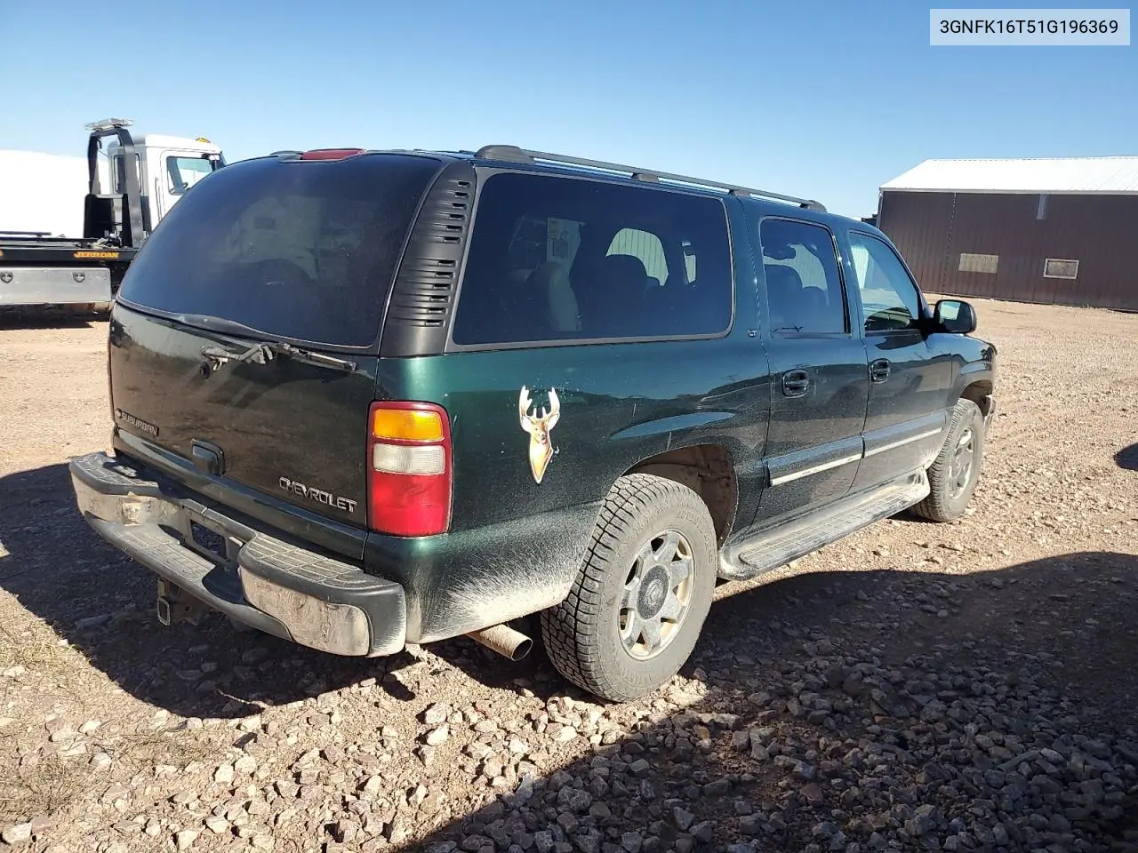 3GNFK16T51G196369 2001 Chevrolet Suburban K1500