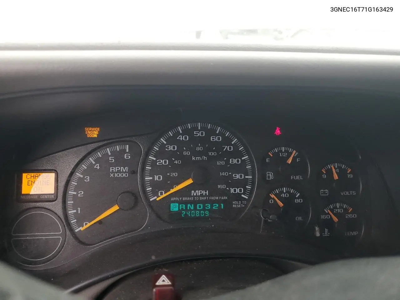 3GNEC16T71G163429 2001 Chevrolet Suburban C1500