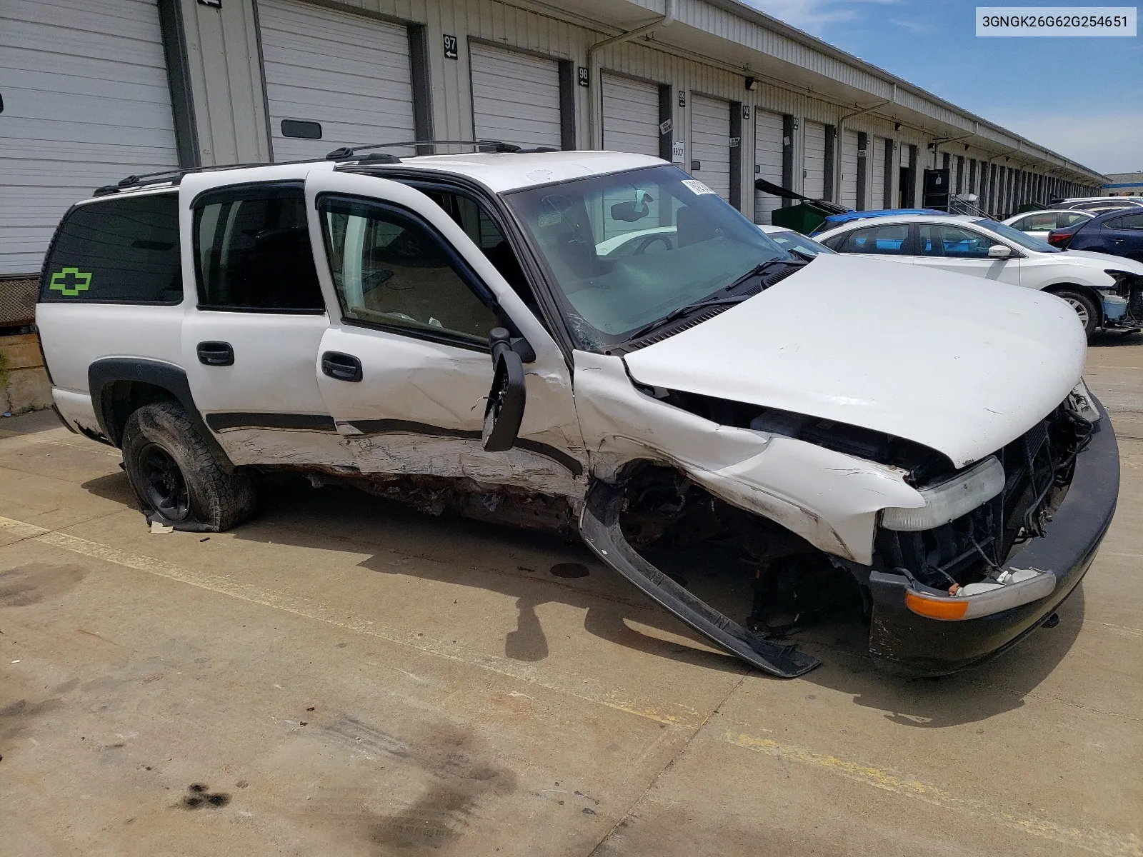 2002 Chevrolet Suburban K2500 VIN: 3GNGK26G62G254651 Lot: 61218624