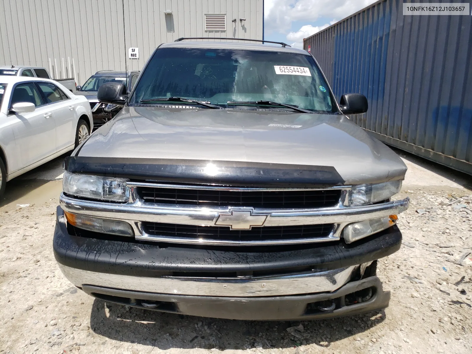 2002 Chevrolet Suburban K1500 VIN: 1GNFK16Z12J103657 Lot: 62554434