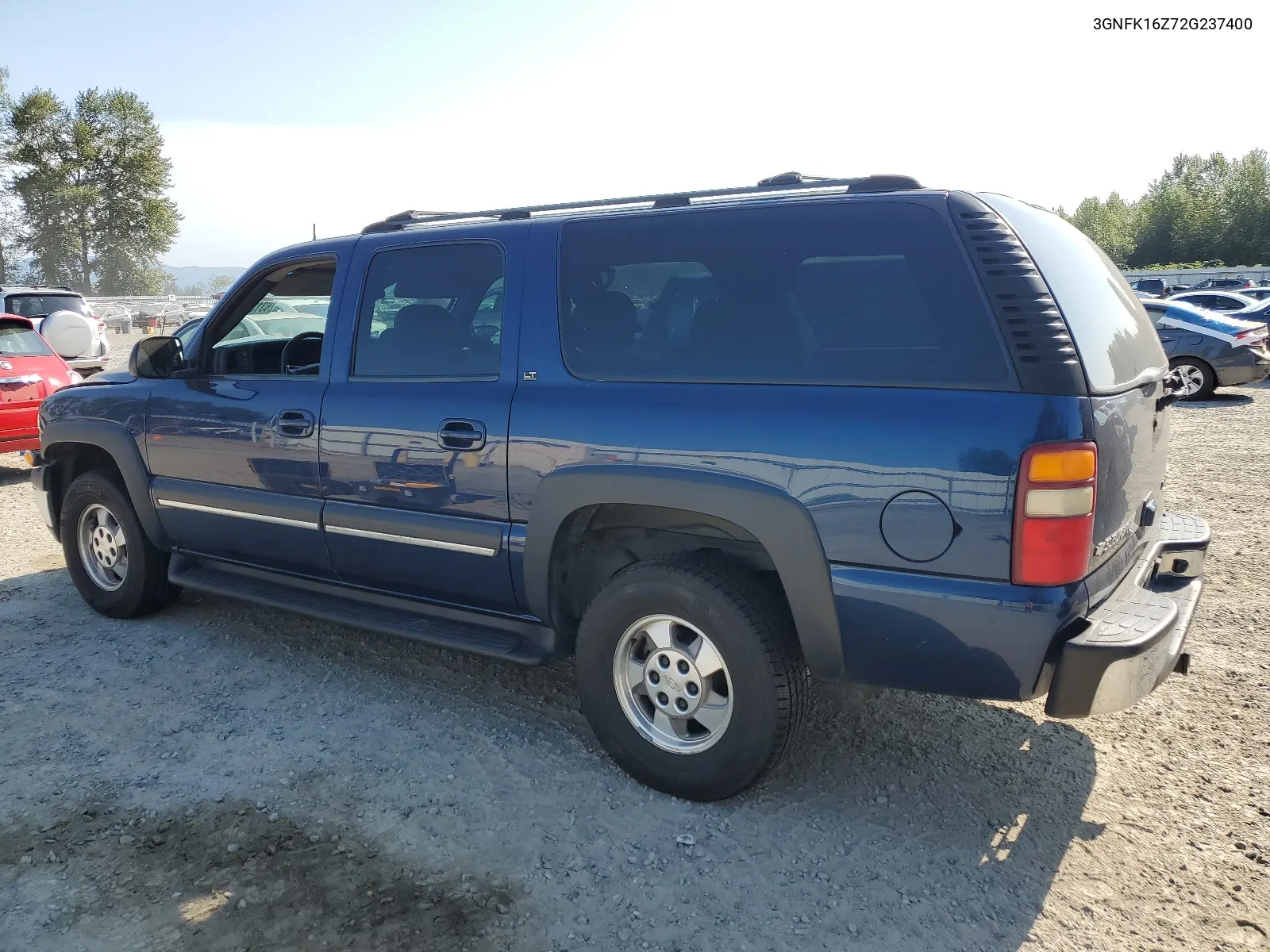 2002 Chevrolet Suburban K1500 VIN: 3GNFK16Z72G237400 Lot: 63131244