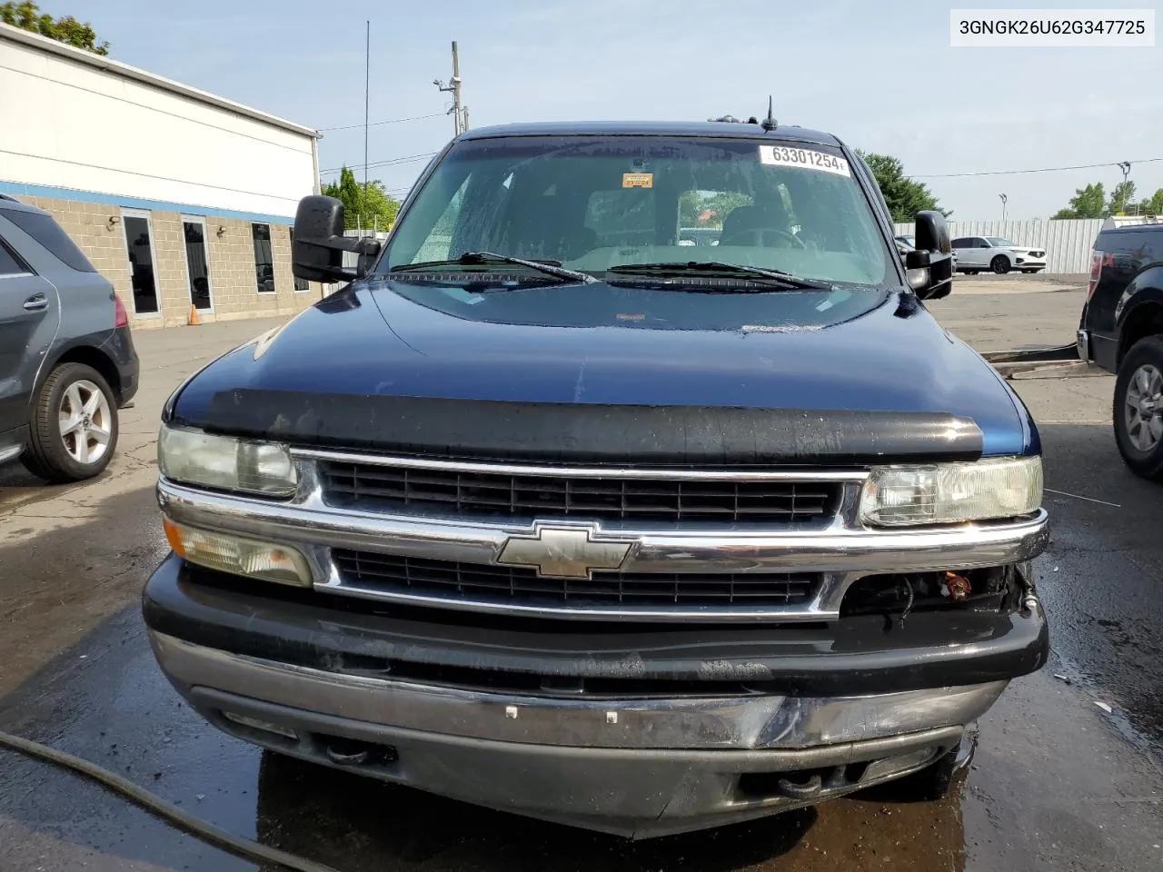 2002 Chevrolet Suburban K2500 VIN: 3GNGK26U62G347725 Lot: 63301254