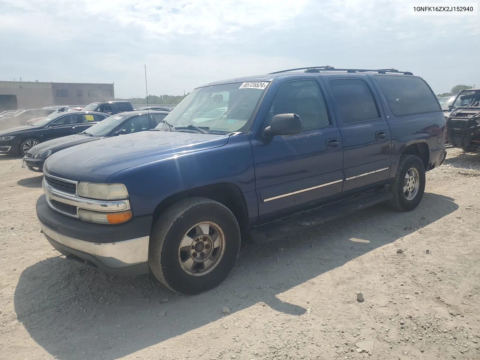 2002 Chevrolet Suburban K1500 VIN: 1GNFK16ZX2J152940 Lot: 65725524