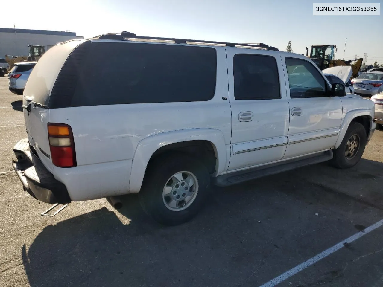 2002 Chevrolet Suburban C1500 VIN: 3GNEC16TX2G353355 Lot: 68508734