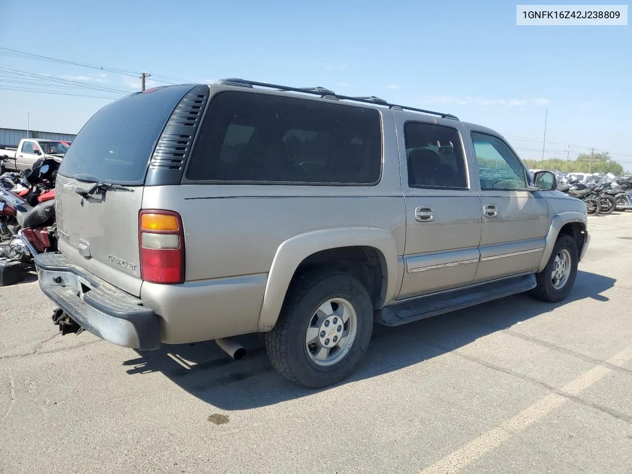 2002 Chevrolet Suburban K1500 VIN: 1GNFK16Z42J238809 Lot: 71181714