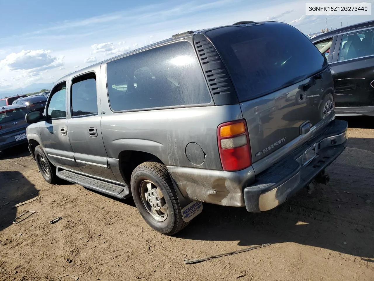 2002 Chevrolet Suburban K1500 VIN: 3GNFK16Z12G273440 Lot: 72806534