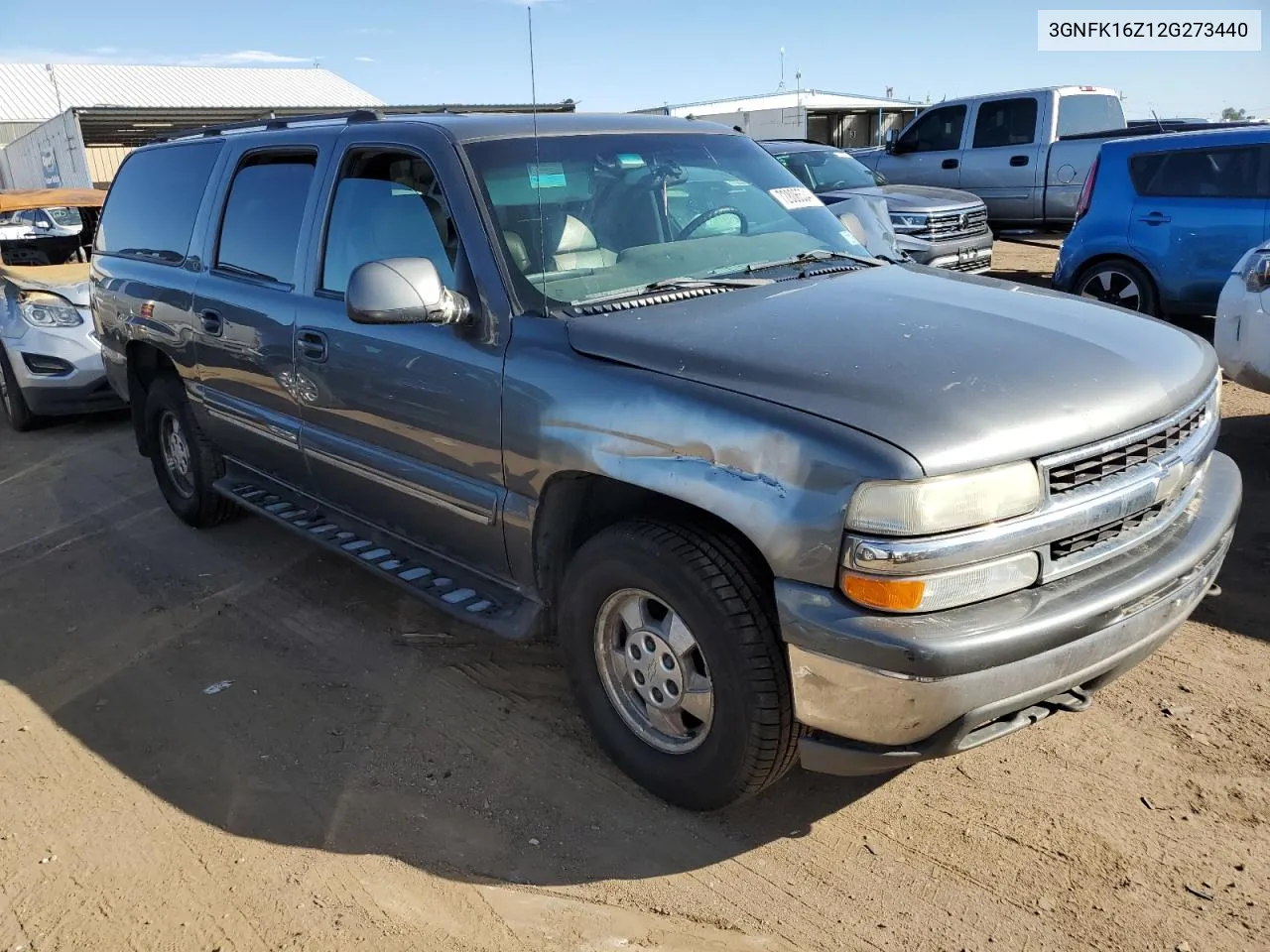 2002 Chevrolet Suburban K1500 VIN: 3GNFK16Z12G273440 Lot: 72806534