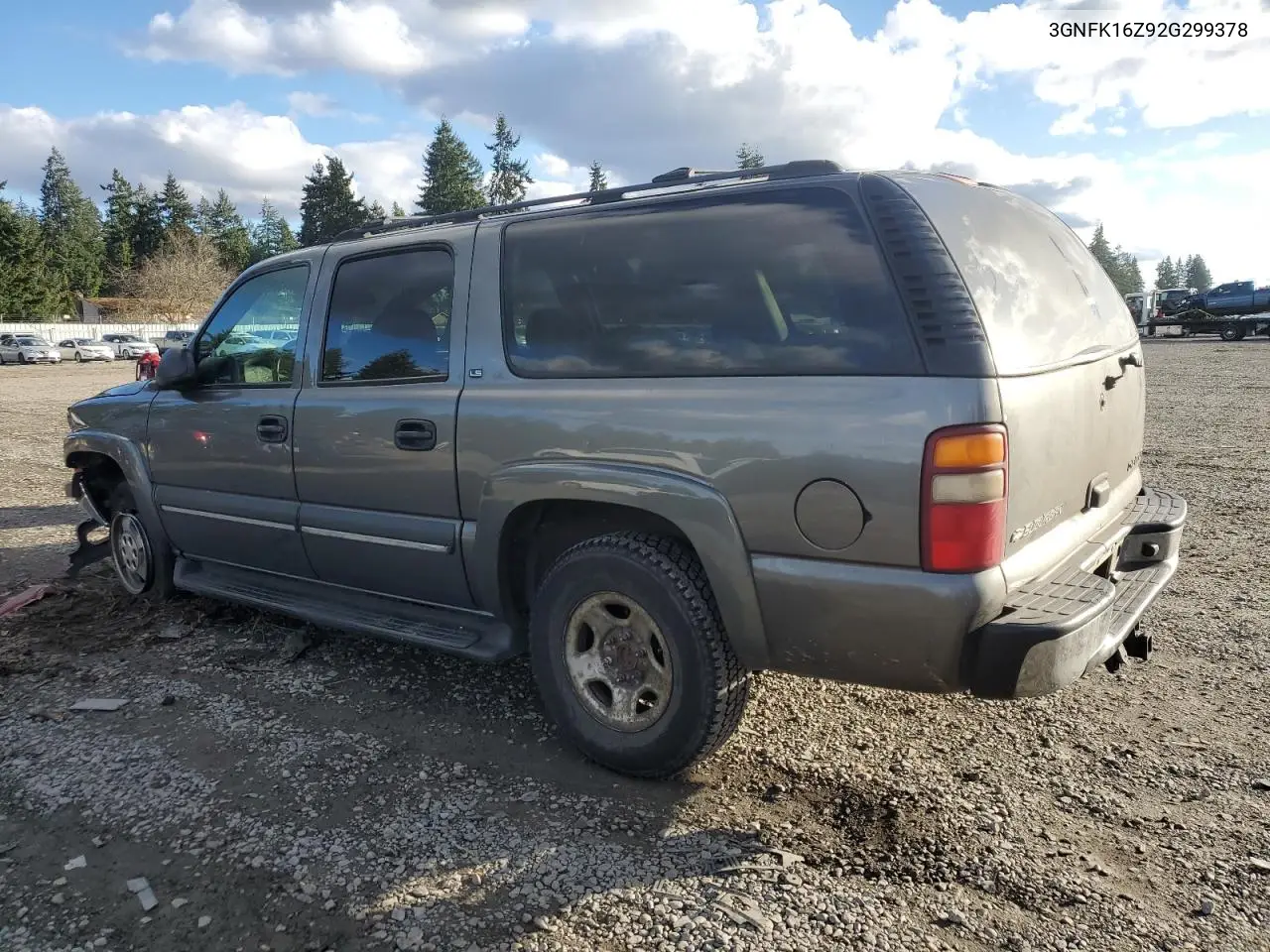 3GNFK16Z92G299378 2002 Chevrolet Suburban K1500