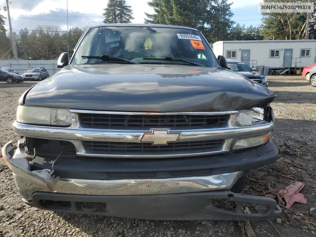 3GNFK16Z92G299378 2002 Chevrolet Suburban K1500