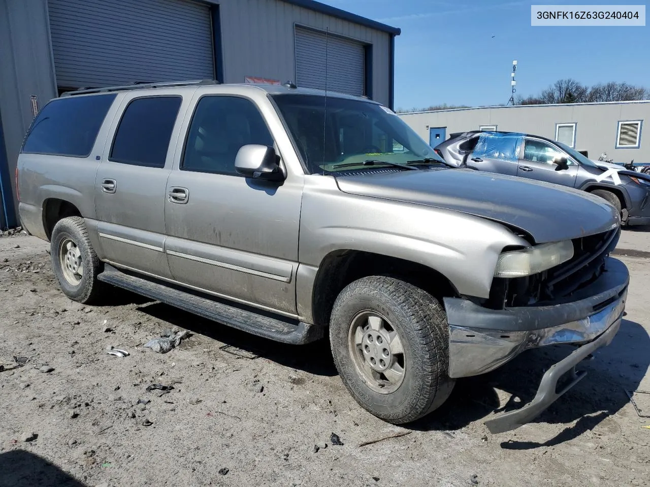 3GNFK16Z63G240404 2003 Chevrolet Suburban K1500