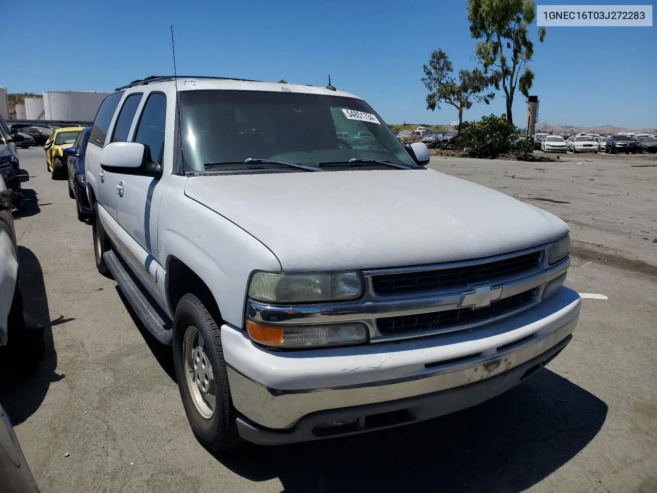 2003 Chevrolet Suburban C1500 VIN: 1GNEC16T03J272283 Lot: 54851734