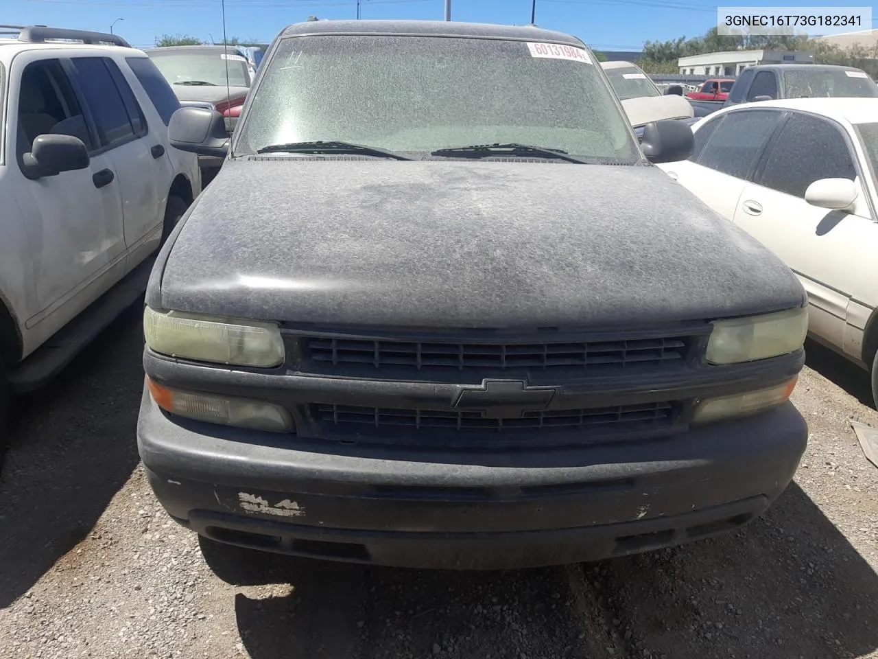 2003 Chevrolet Suburban C1500 VIN: 3GNEC16T73G182341 Lot: 60131984