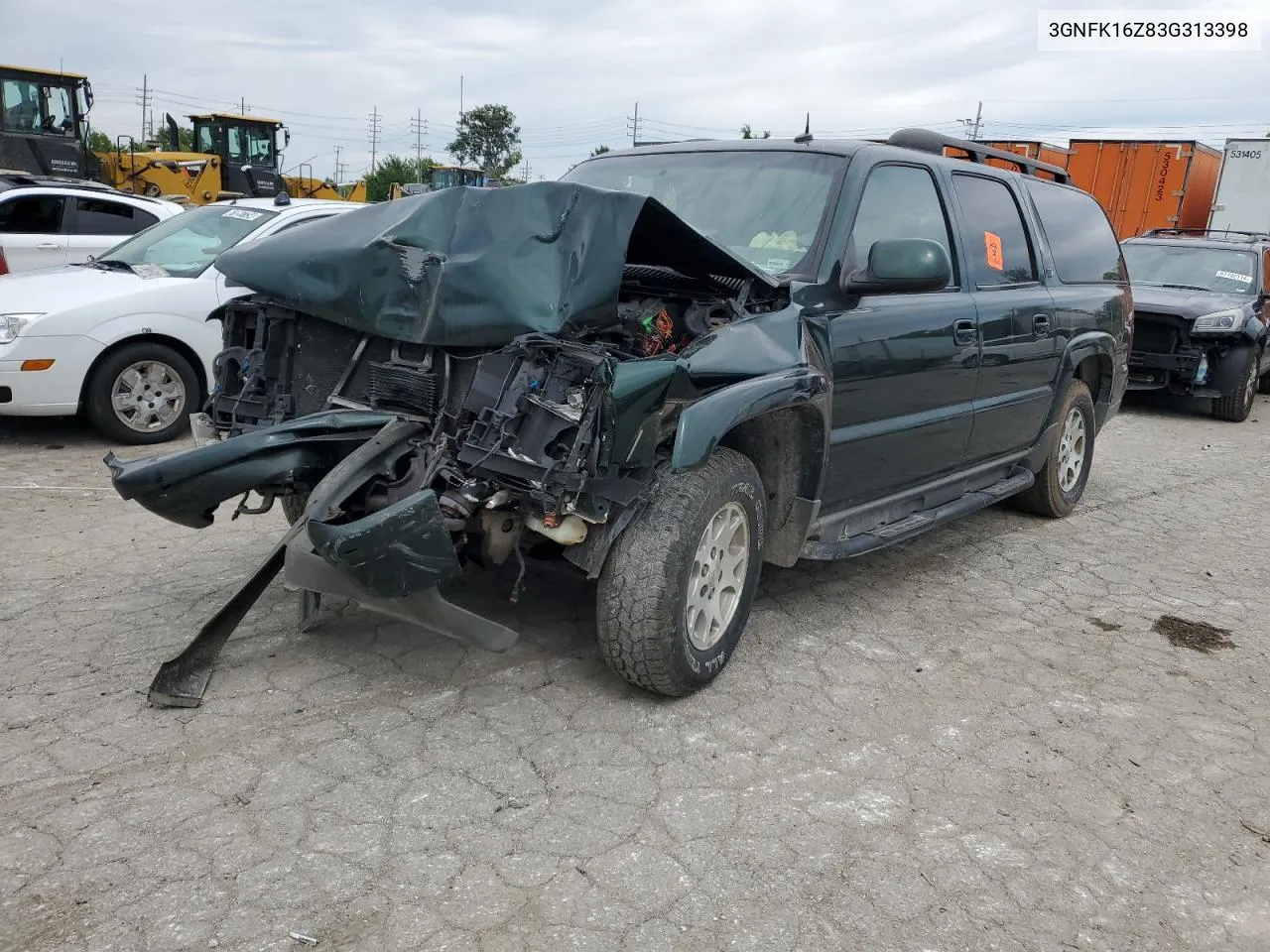 2003 Chevrolet Suburban K1500 VIN: 3GNFK16Z83G313398 Lot: 60282654