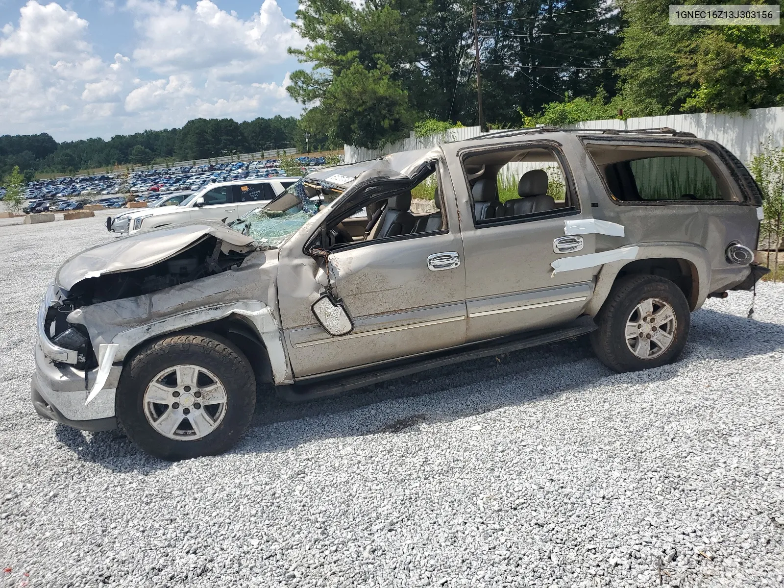 2003 Chevrolet Suburban C1500 VIN: 1GNEC16Z13J303156 Lot: 61721774