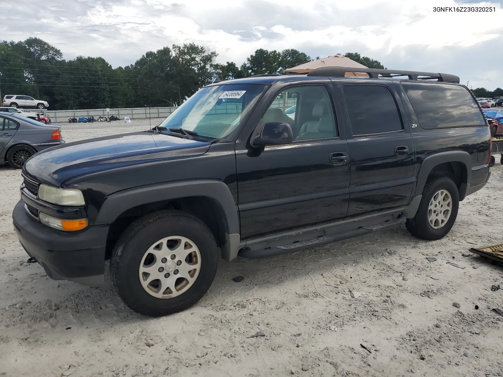 2003 Chevrolet Suburban K1500 VIN: 3GNFK16Z23G320251 Lot: 64066964