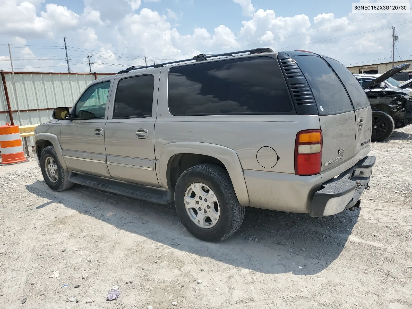 2003 Chevrolet Suburban C1500 VIN: 3GNEC16ZX3G120730 Lot: 64819804