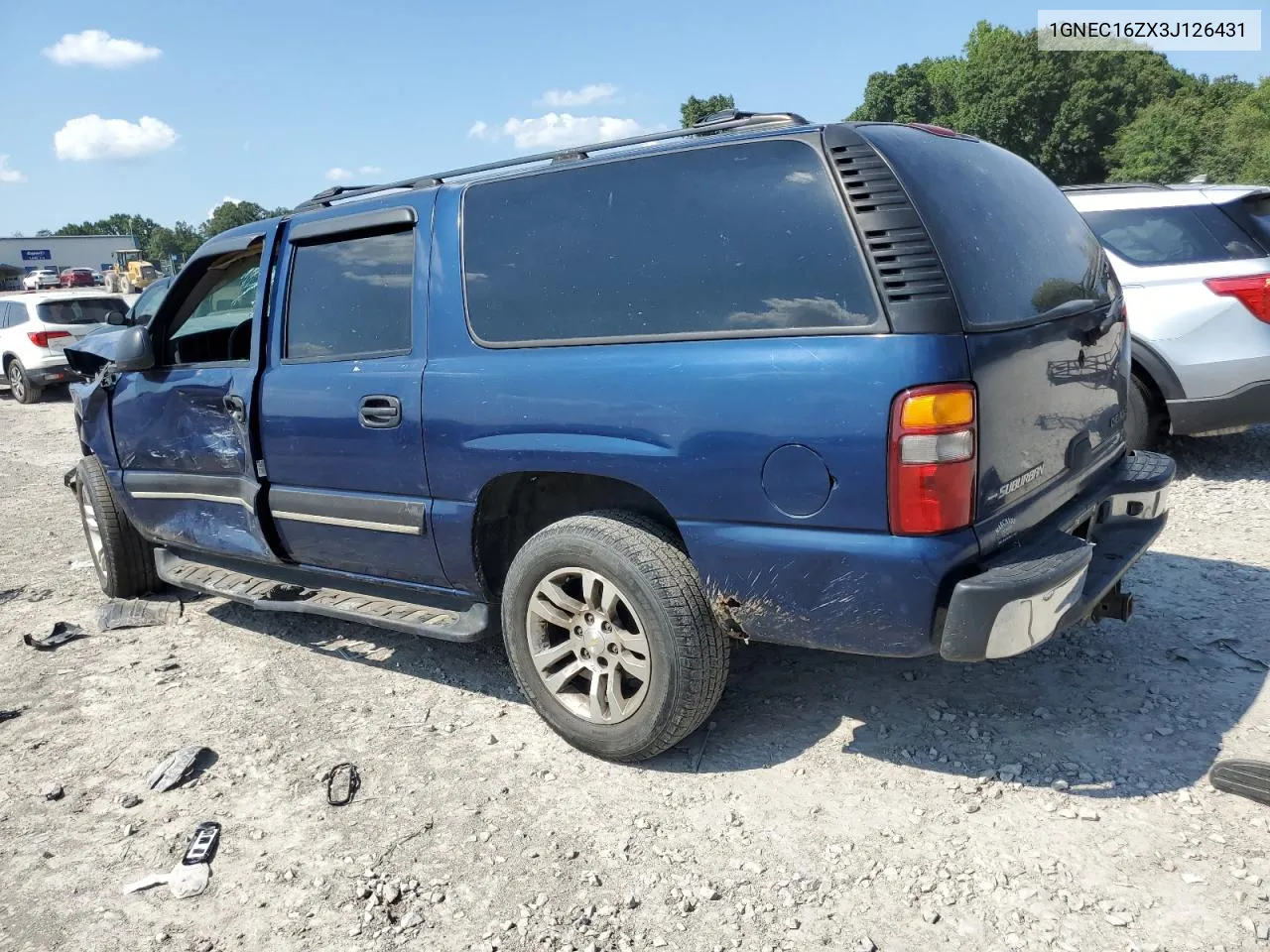 2003 Chevrolet Suburban C1500 VIN: 1GNEC16ZX3J126431 Lot: 66794854