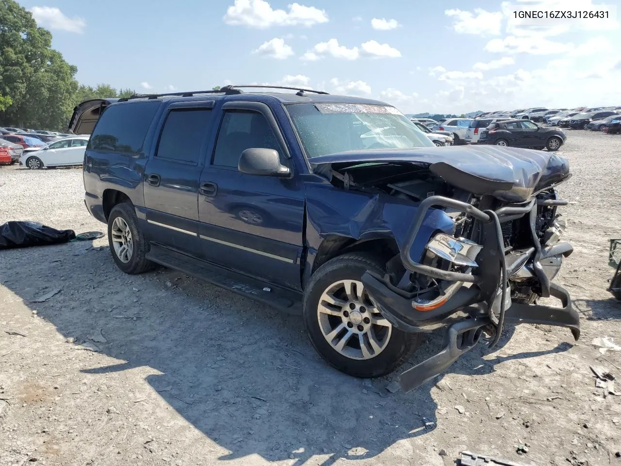 2003 Chevrolet Suburban C1500 VIN: 1GNEC16ZX3J126431 Lot: 66794854