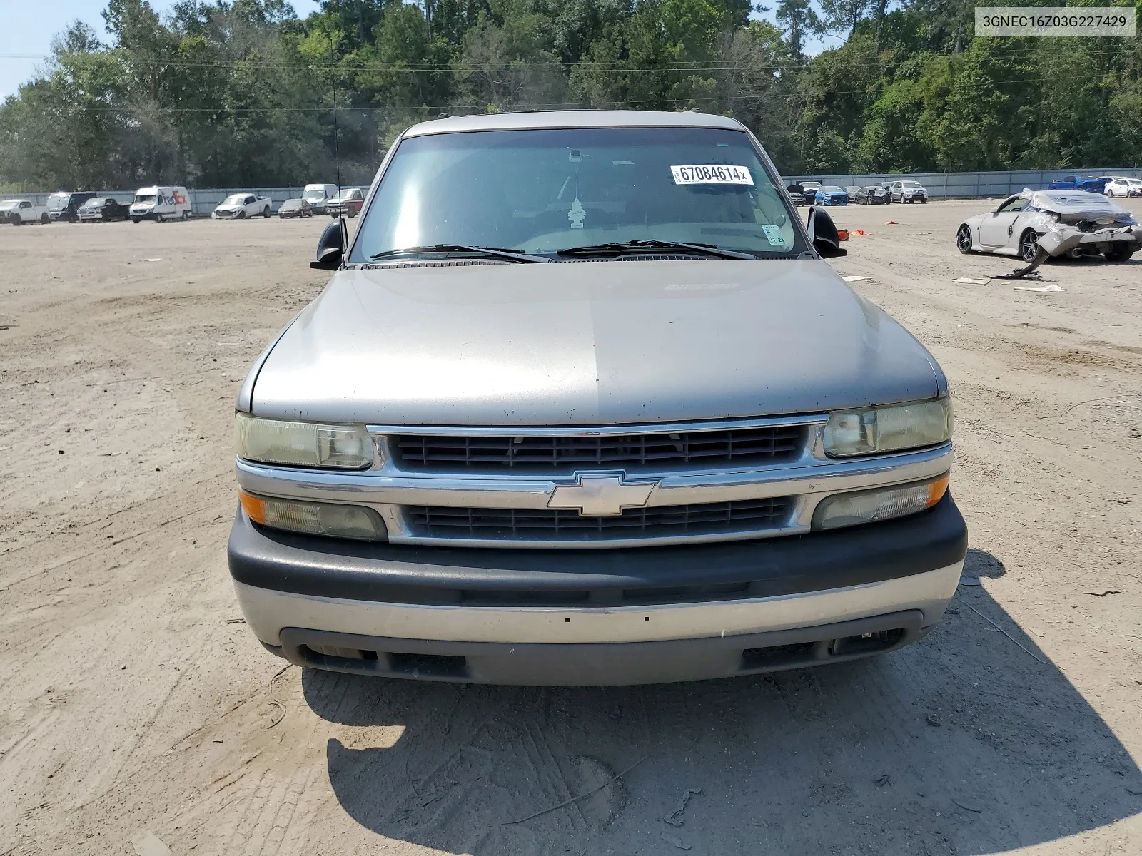 2003 Chevrolet Suburban C1500 VIN: 3GNEC16Z03G227429 Lot: 67084614