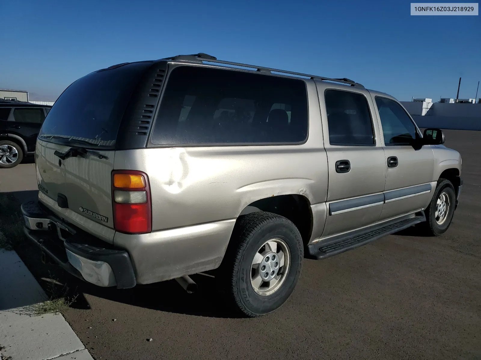 2003 Chevrolet Suburban K1500 VIN: 1GNFK16Z03J218929 Lot: 67576974