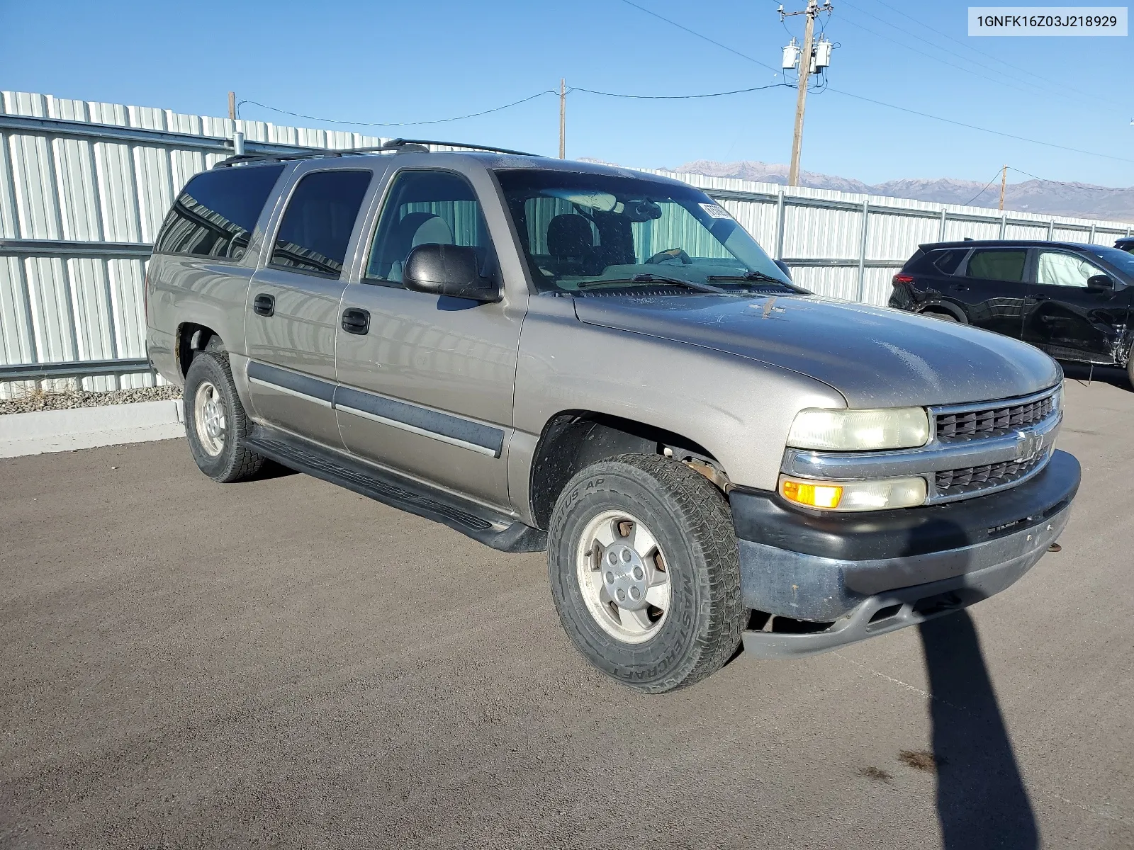 2003 Chevrolet Suburban K1500 VIN: 1GNFK16Z03J218929 Lot: 67576974