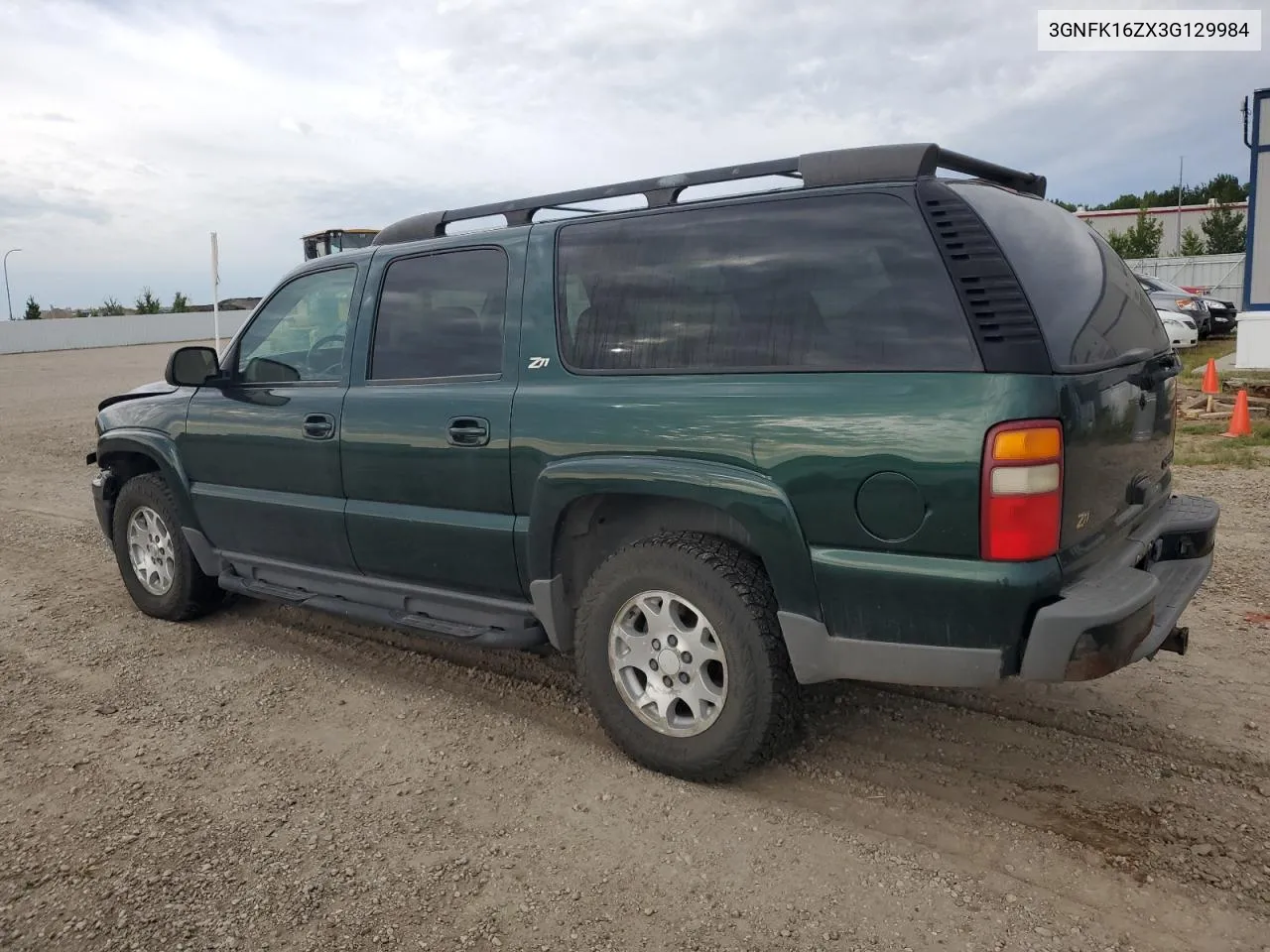 2003 Chevrolet Suburban K1500 VIN: 3GNFK16ZX3G129984 Lot: 68524584