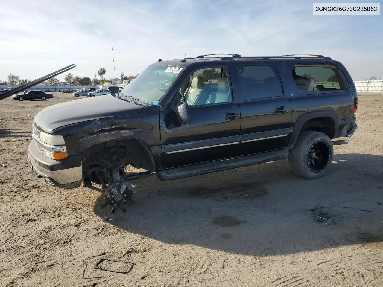 2003 Chevrolet Suburban K2500 VIN: 3GNGK26G73G225063 Lot: 68870014