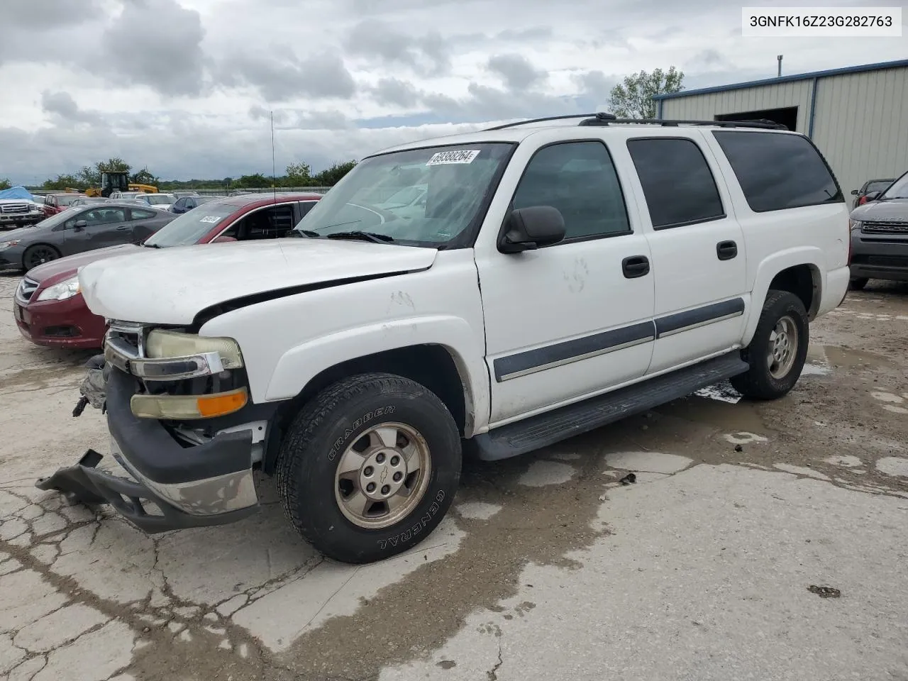 2003 Chevrolet Suburban K1500 VIN: 3GNFK16Z23G282763 Lot: 69388264