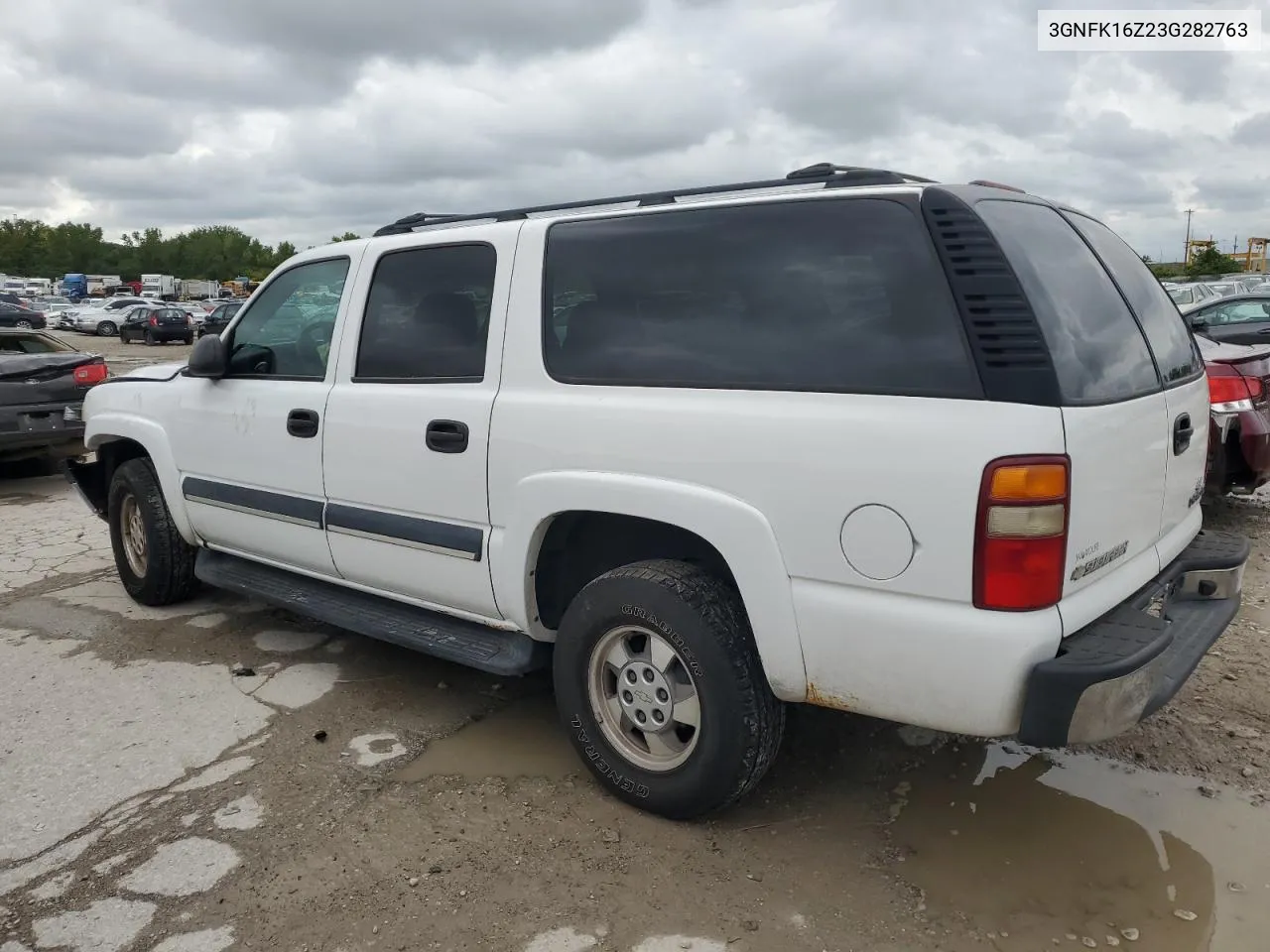 2003 Chevrolet Suburban K1500 VIN: 3GNFK16Z23G282763 Lot: 69388264