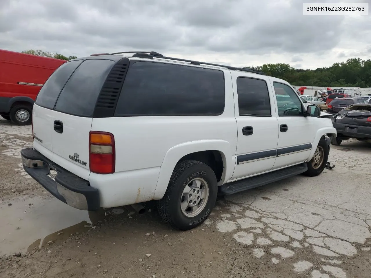 2003 Chevrolet Suburban K1500 VIN: 3GNFK16Z23G282763 Lot: 69388264