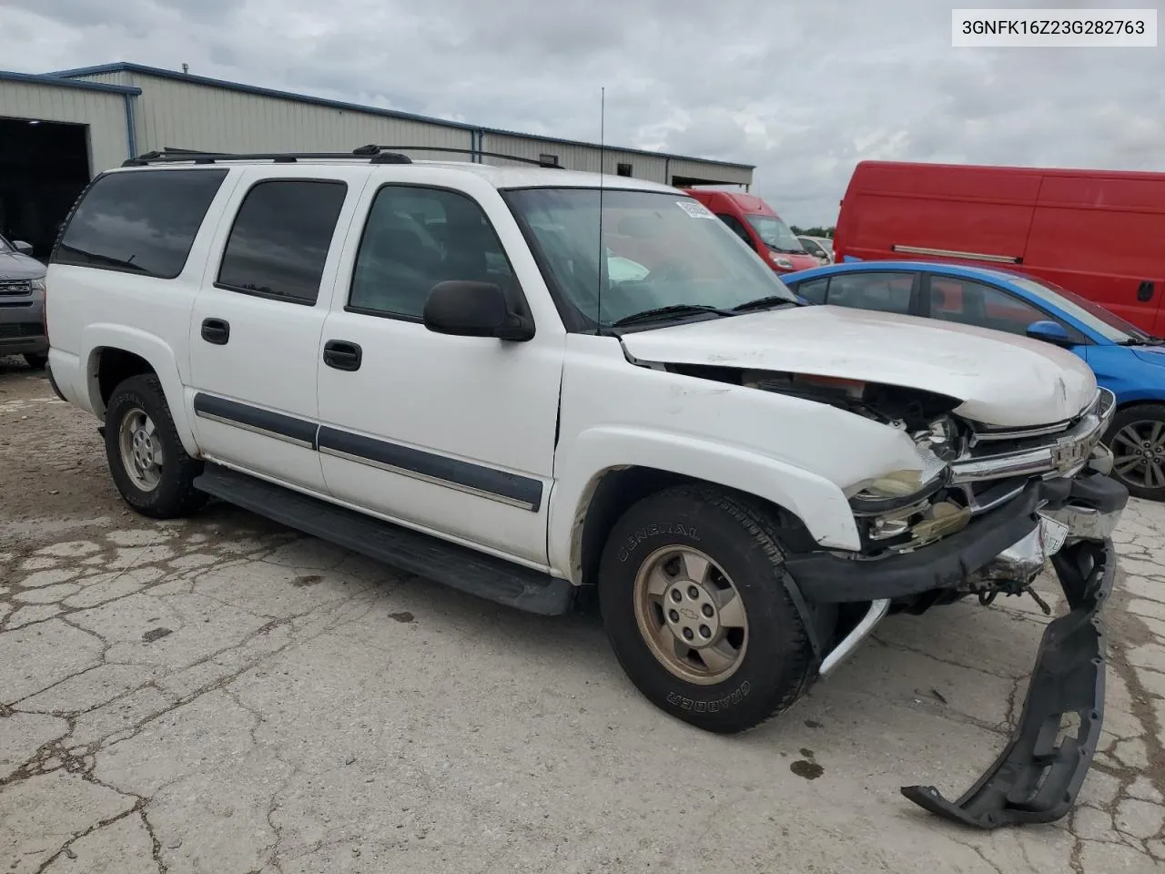 2003 Chevrolet Suburban K1500 VIN: 3GNFK16Z23G282763 Lot: 69388264