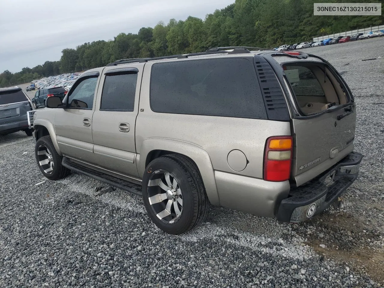 2003 Chevrolet Suburban C1500 VIN: 3GNEC16Z13G215015 Lot: 71533544