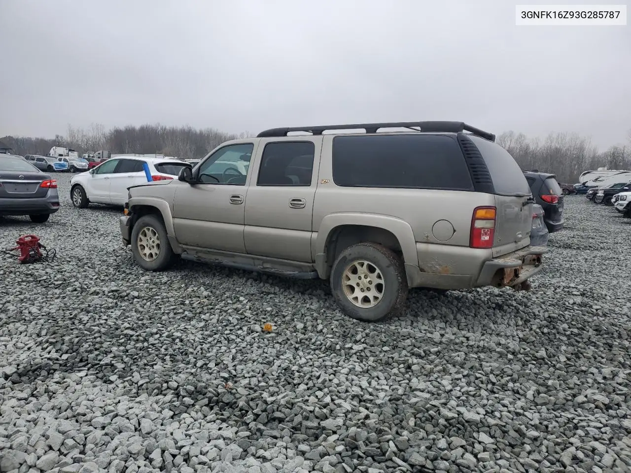 3GNFK16Z93G285787 2003 Chevrolet Suburban K1500