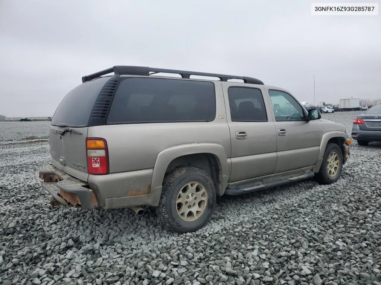 3GNFK16Z93G285787 2003 Chevrolet Suburban K1500