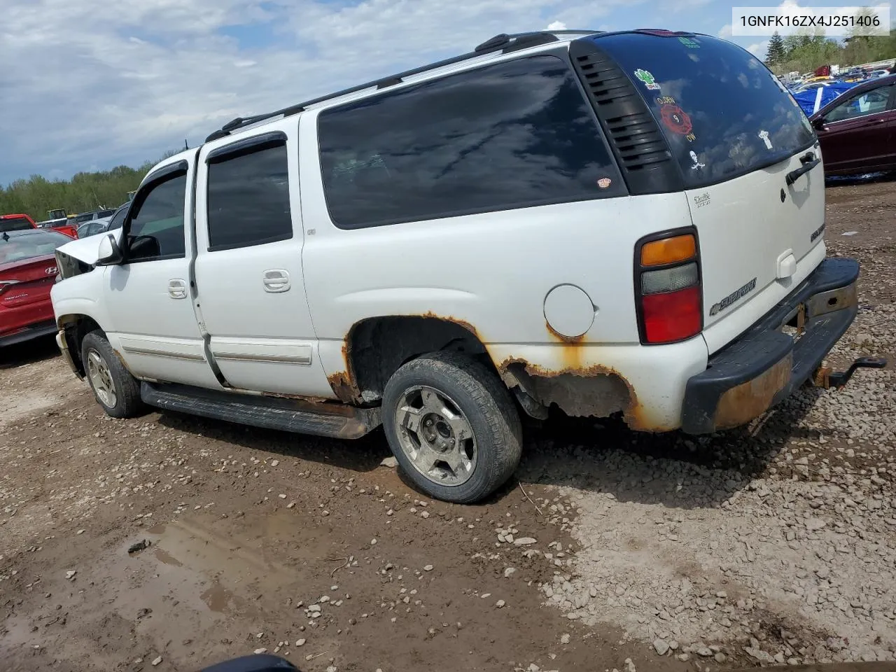 2004 Chevrolet Suburban K1500 VIN: 1GNFK16ZX4J251406 Lot: 53410684