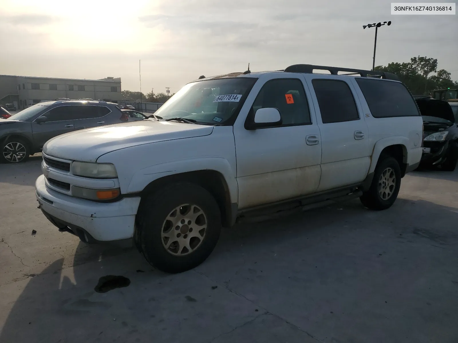 2004 Chevrolet Suburban K1500 VIN: 3GNFK16Z74G136814 Lot: 64077814