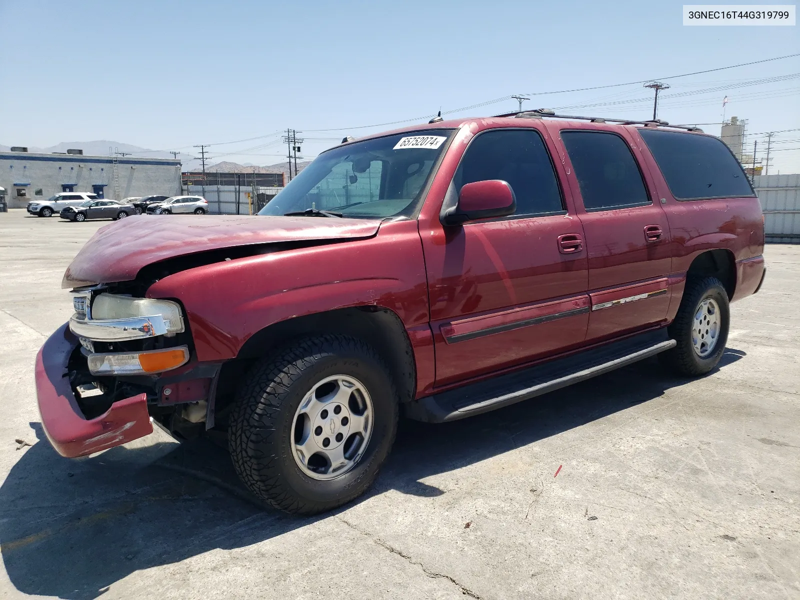 2004 Chevrolet Suburban C1500 VIN: 3GNEC16T44G319799 Lot: 65752074