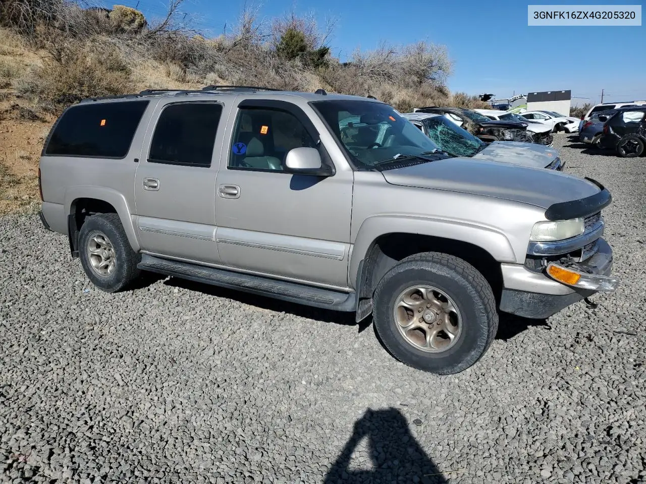 3GNFK16ZX4G205320 2004 Chevrolet Suburban K1500