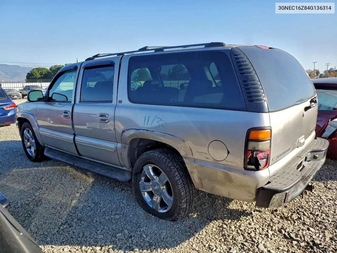 3GNEC16Z84G136314 2004 Chevrolet Suburban C1500