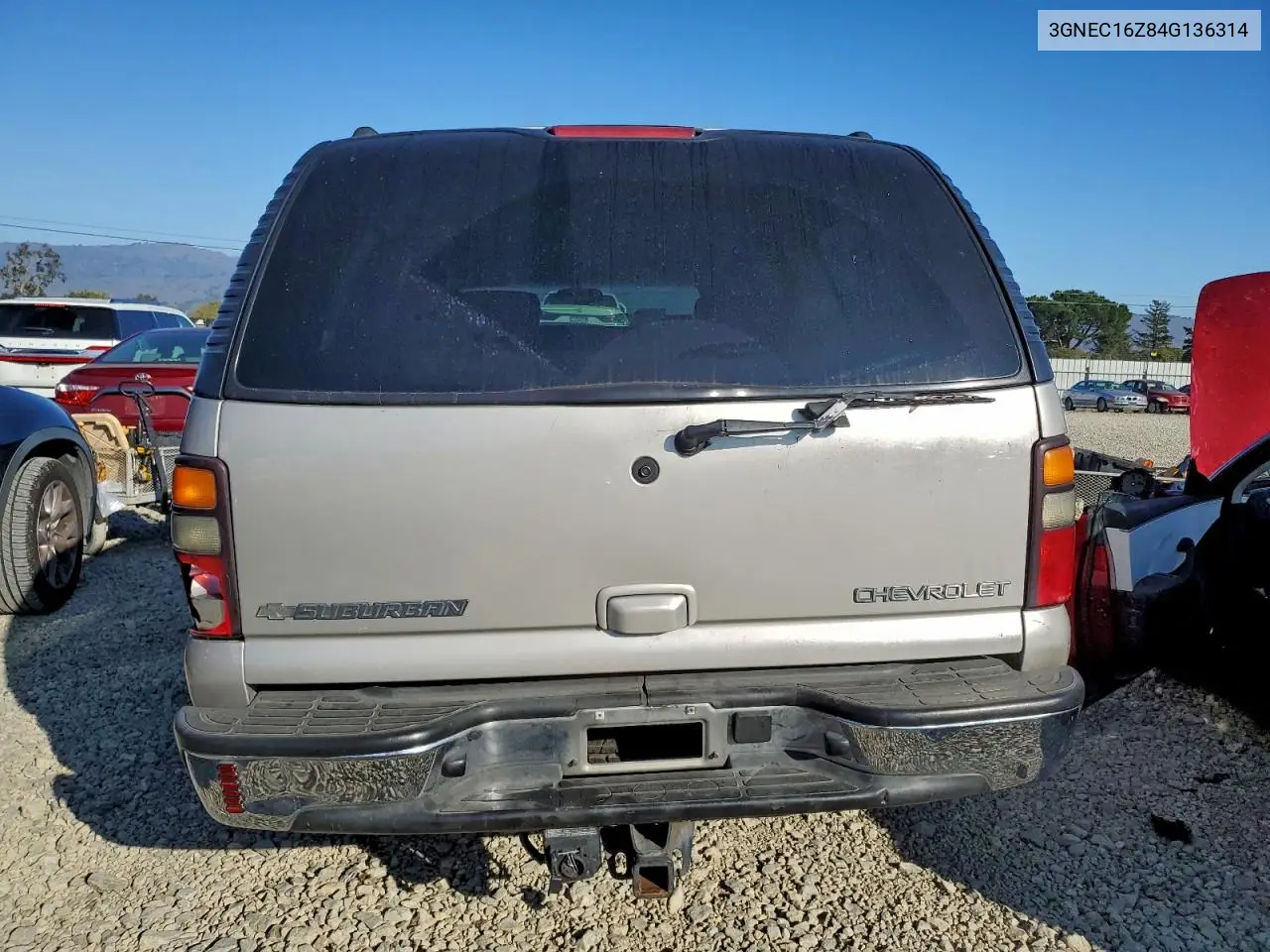 3GNEC16Z84G136314 2004 Chevrolet Suburban C1500