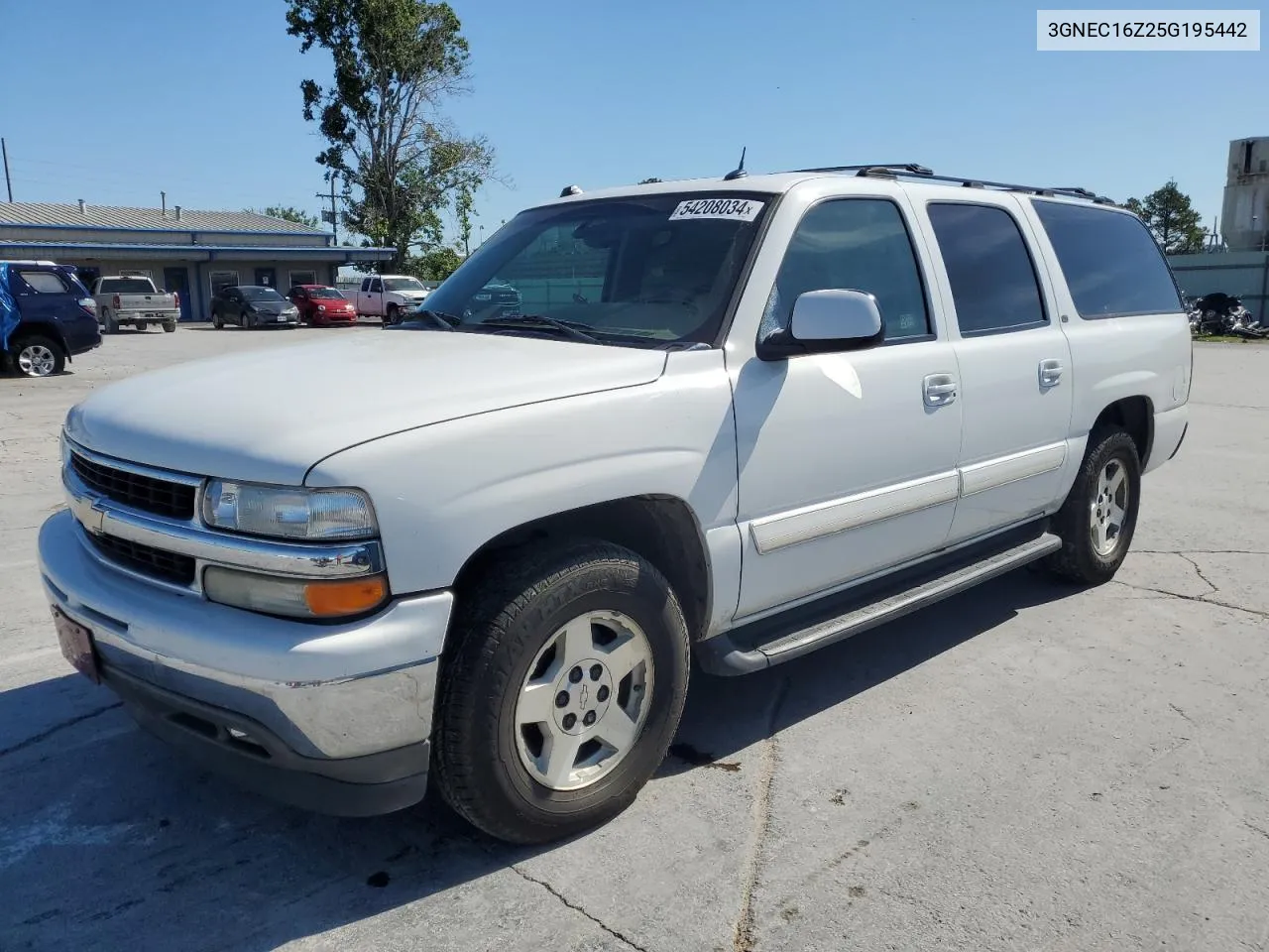 2005 Chevrolet Suburban C1500 VIN: 3GNEC16Z25G195442 Lot: 54208034