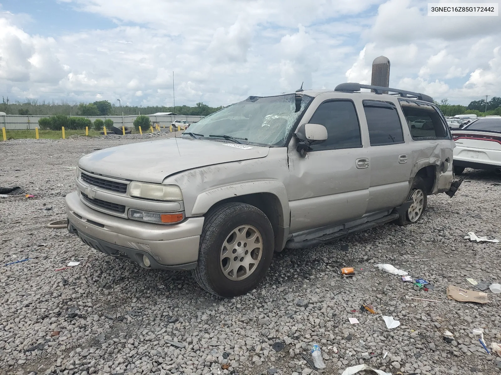 2005 Chevrolet Suburban C1500 VIN: 3GNEC16Z85G172442 Lot: 57340204