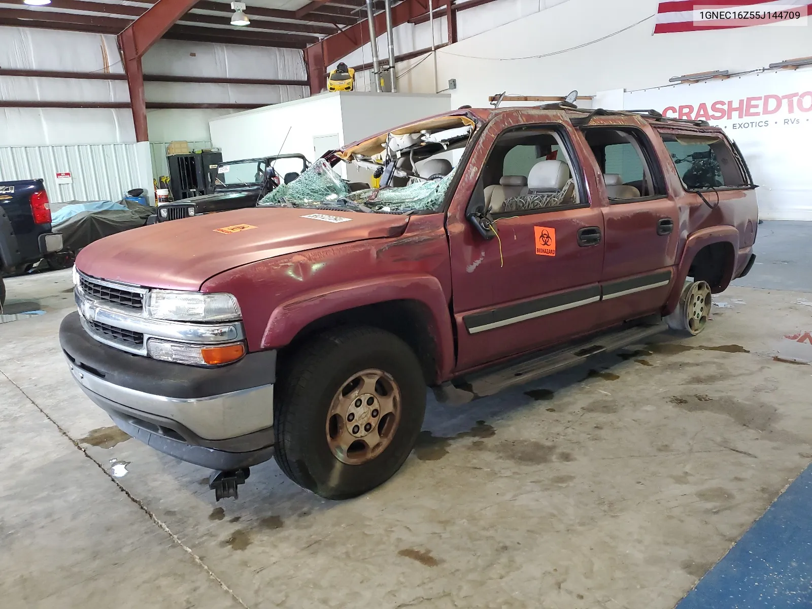 2005 Chevrolet Suburban C1500 VIN: 1GNEC16Z55J144709 Lot: 58572754