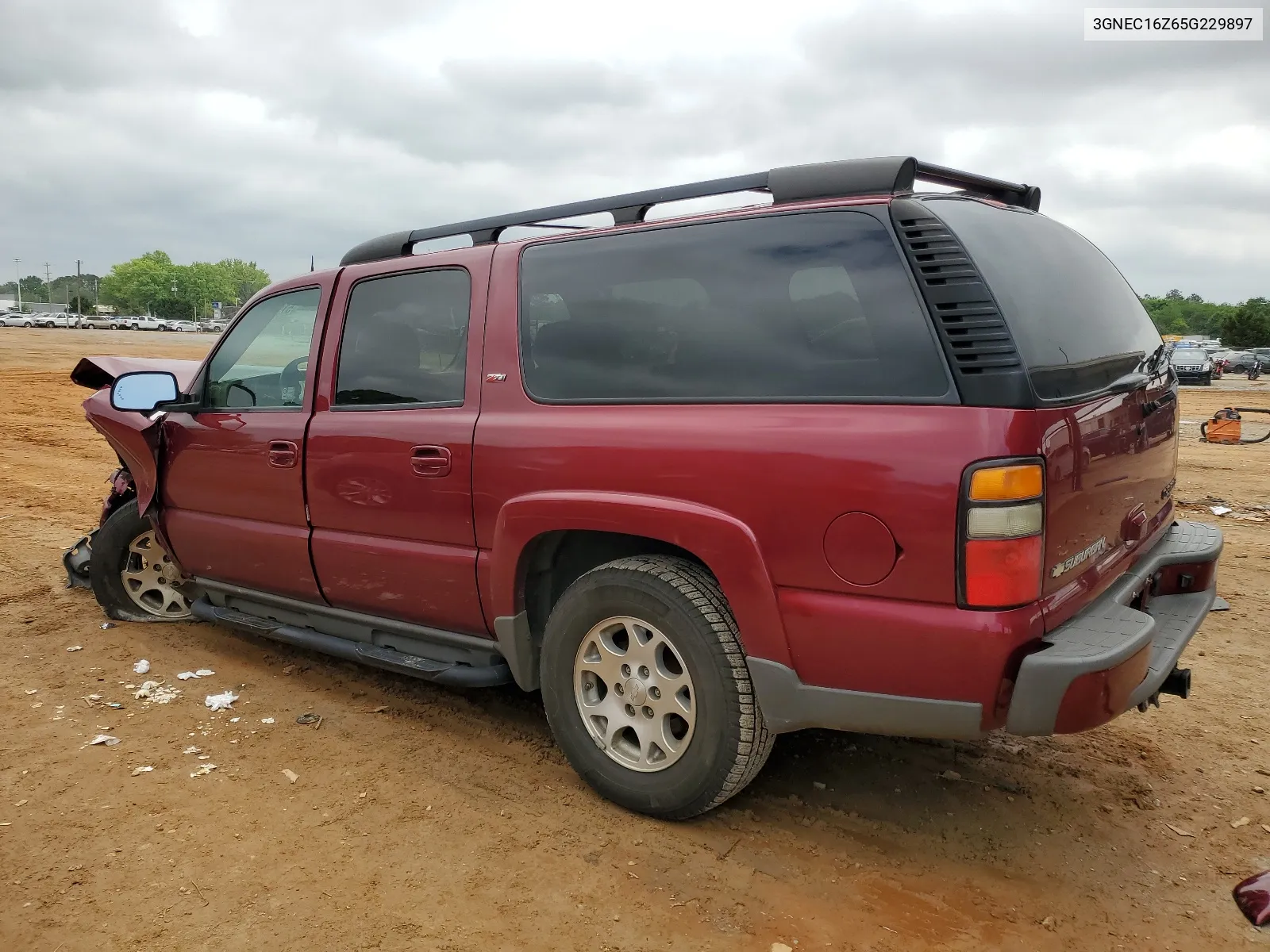 2005 Chevrolet Suburban C1500 VIN: 3GNEC16Z65G229897 Lot: 59536464