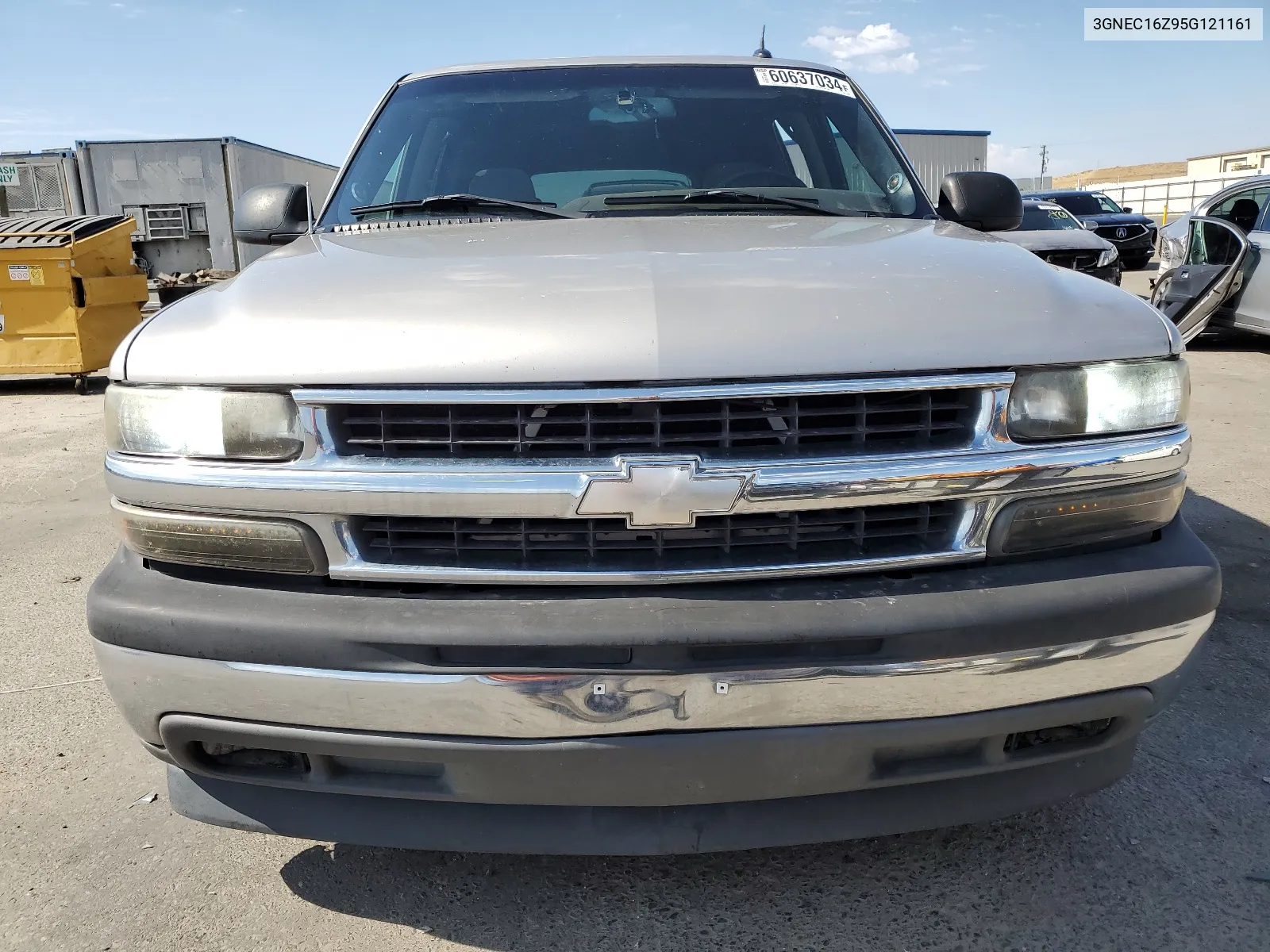 2005 Chevrolet Suburban C1500 VIN: 3GNEC16Z95G121161 Lot: 60637034