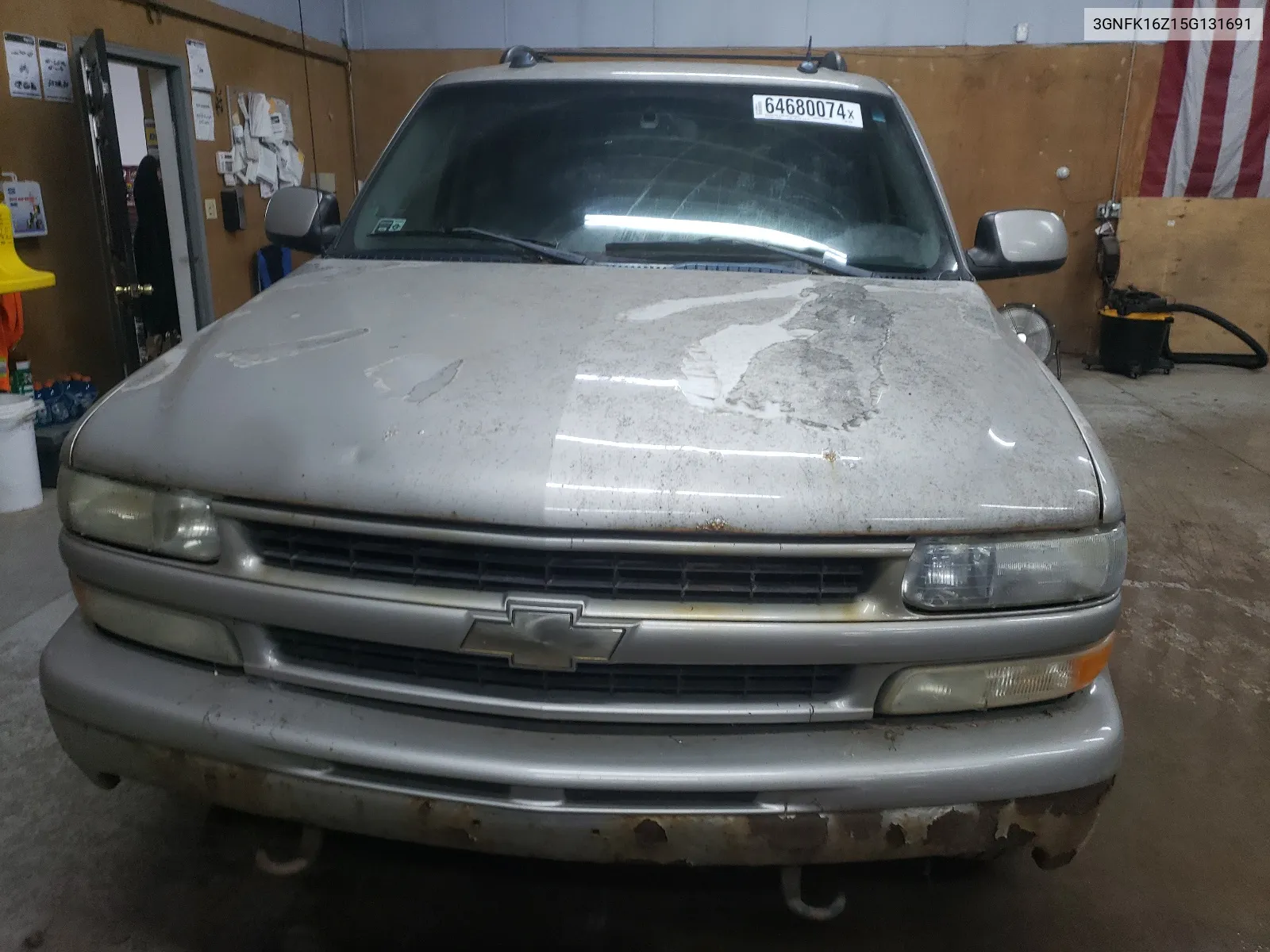 2005 Chevrolet Suburban K1500 VIN: 3GNFK16Z15G131691 Lot: 64680074