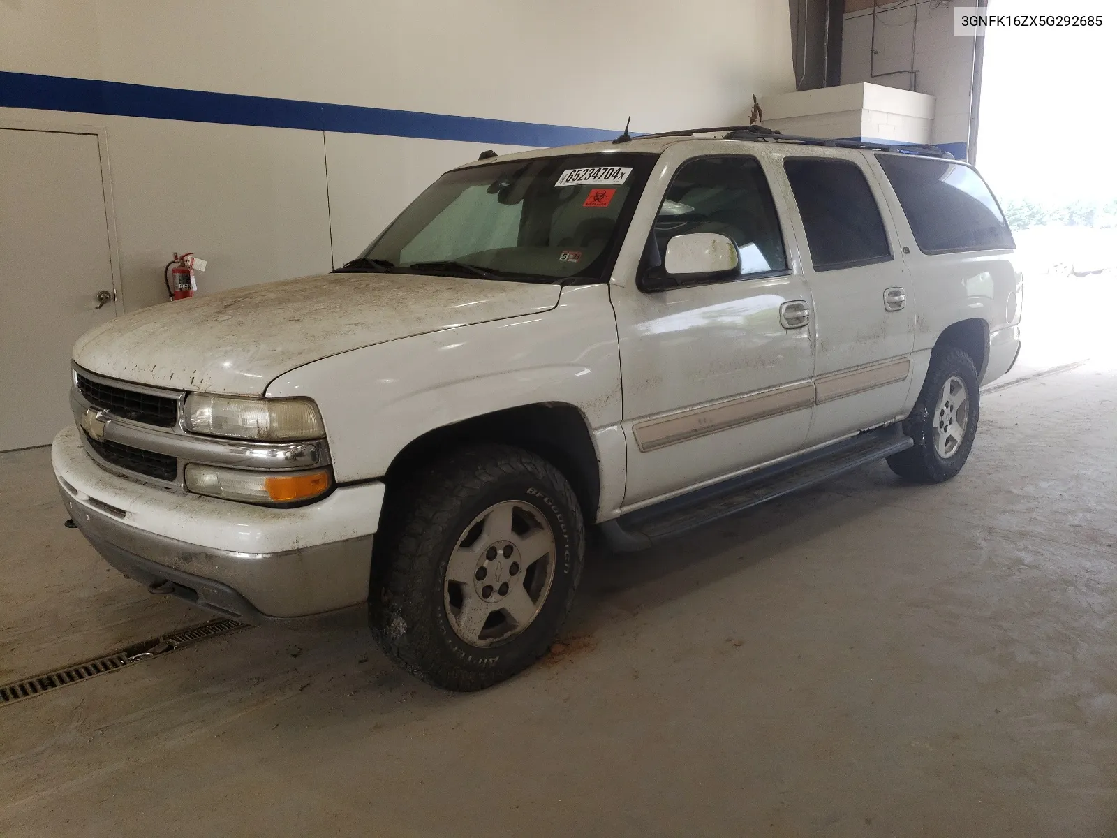 2005 Chevrolet Suburban K1500 VIN: 3GNFK16ZX5G292685 Lot: 65234704