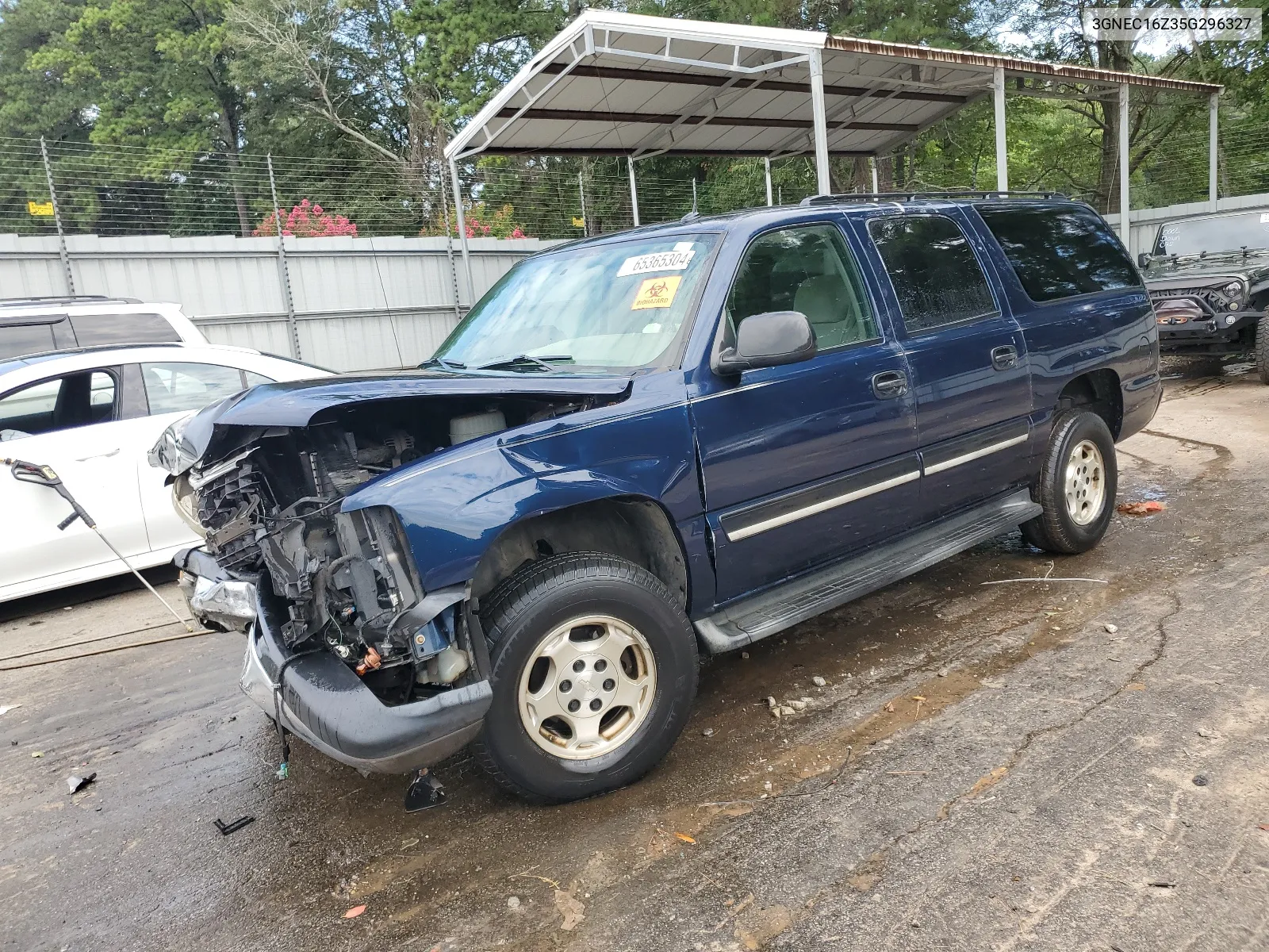 2005 Chevrolet Suburban C1500 VIN: 3GNEC16Z35G296327 Lot: 65365304