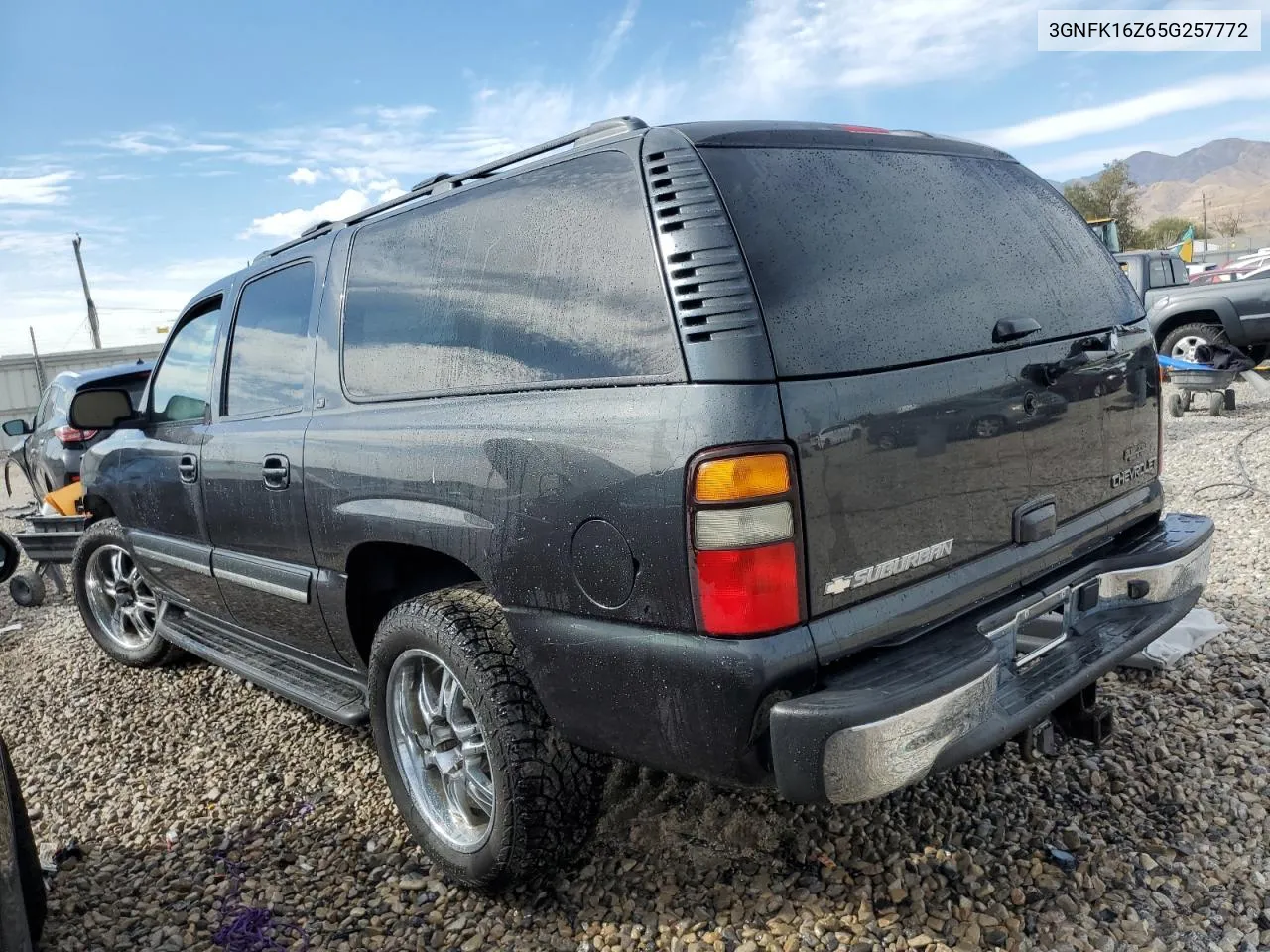 3GNFK16Z65G257772 2005 Chevrolet Suburban K1500